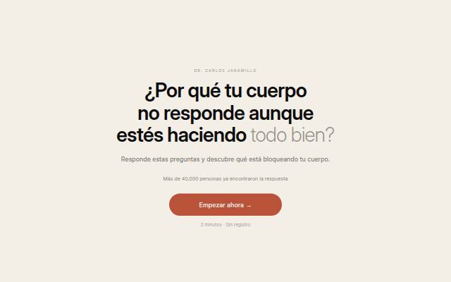 Quiz Funnel storefront