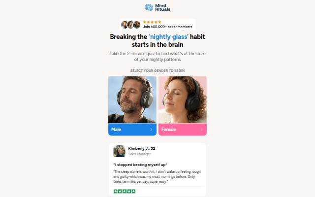 MindRituals: 10min per day to reach your wellness goals storefront