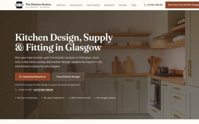 The Kitchen Station storefront