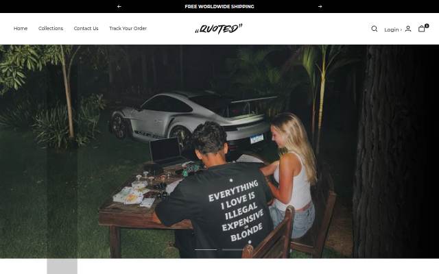 Montra da Quoted Brand