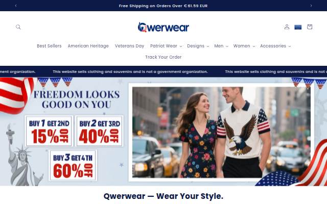 Startseite von qwerwear