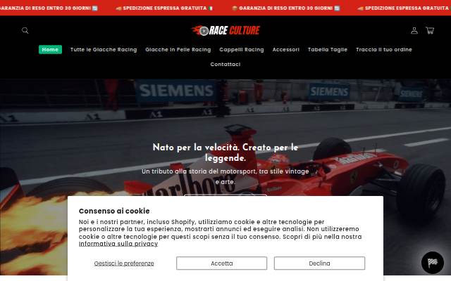 Race Culture storefront