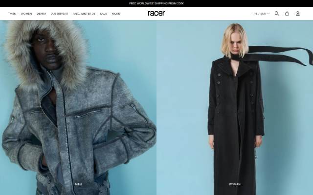 Racer Worldwide storefront