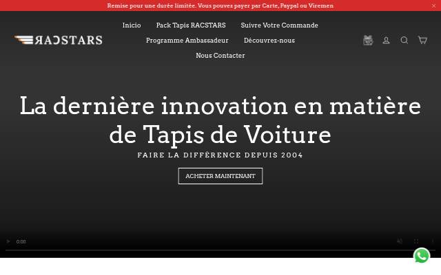 RACSTARS France storefront