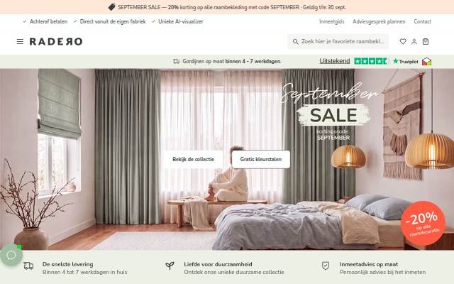 Radero.nl storefront