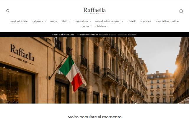 Montra da Raffaella Milano