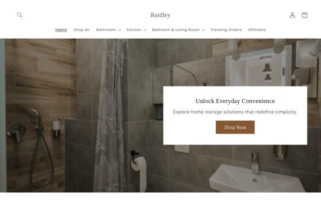 Raidley storefront