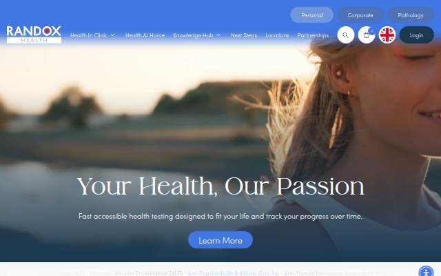Vitrine de Private Blood Tests &amp; Health Checks