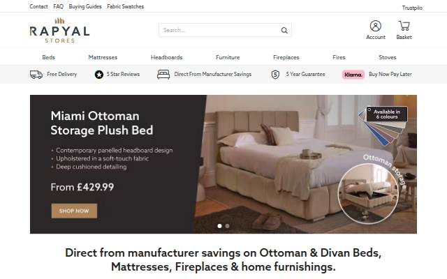 Discounted Beds, Mattresses, Fires, Fireplaces &amp; Stoves storefront