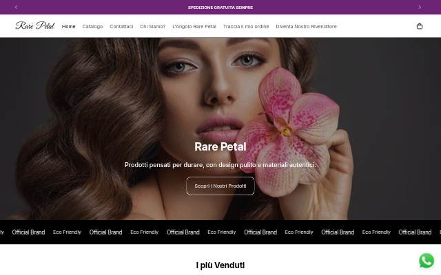 RARE PETAL storefront