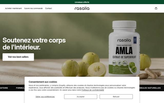 rasalia storefront