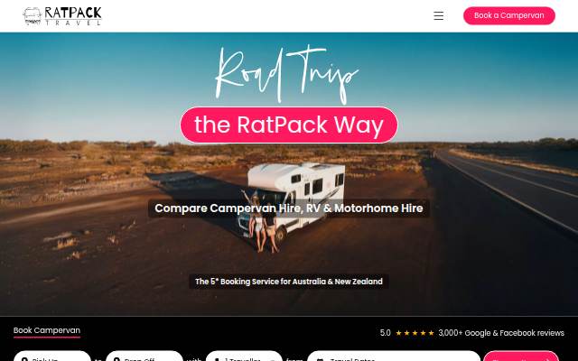 Escaparate de RatPack Travel