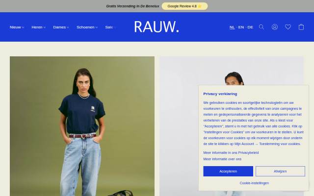 RAUW.STORE storefront