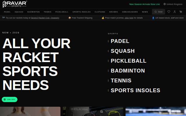 Montra da RAVAR Sports