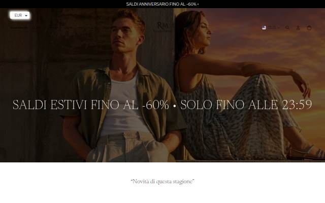 Ravelli Milano storefront