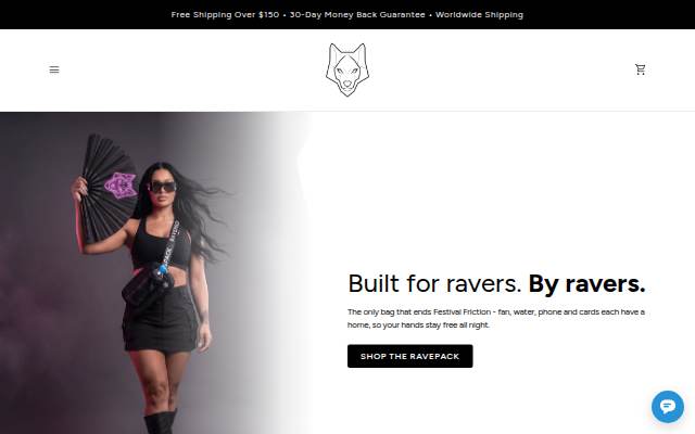 RAVEPACK storefront
