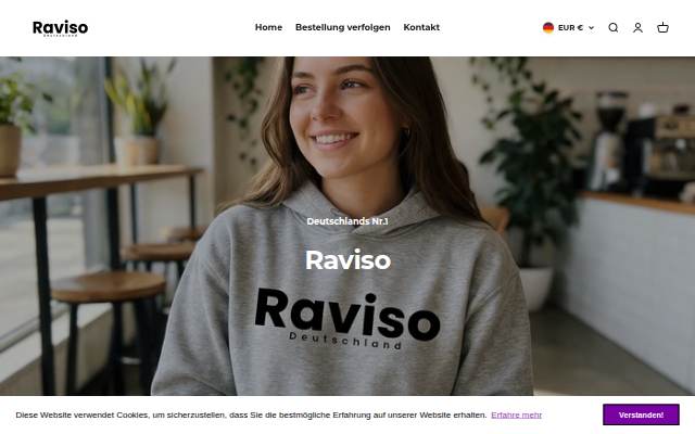 Startseite von Raviso