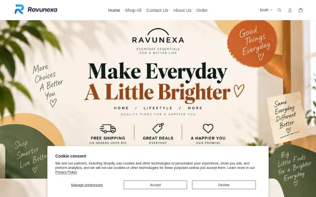 Escaparate de Ravunexa