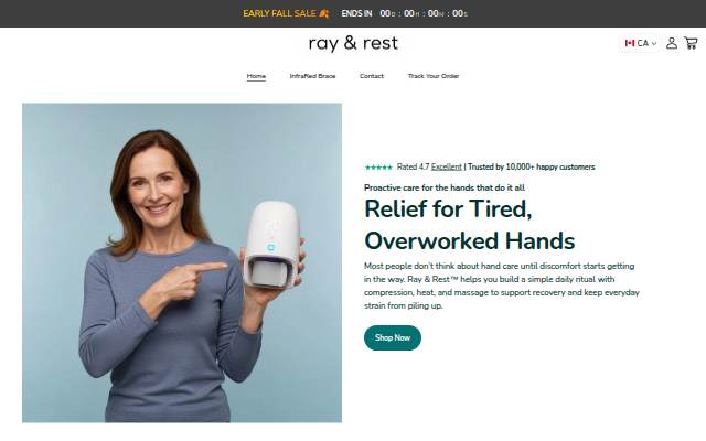 Ray &amp; Rest storefront