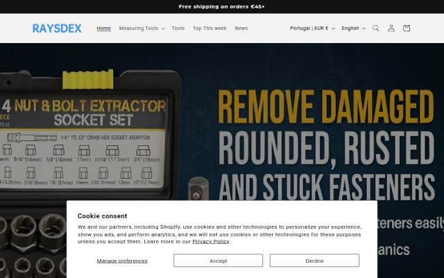 Startseite von RAYSDEX.NET