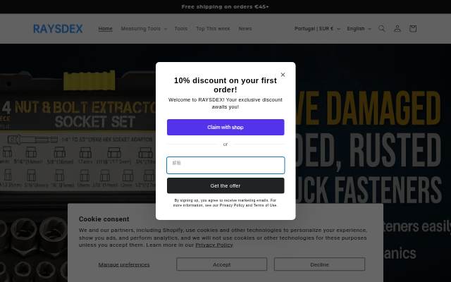 RAYSDEX.NET storefront