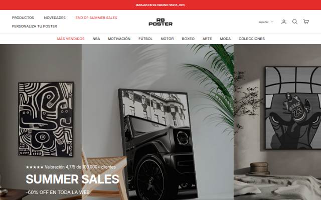RB POSTER storefront