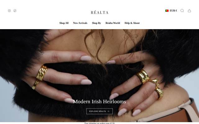 Réalta storefront