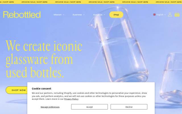 Startseite von Rebottled