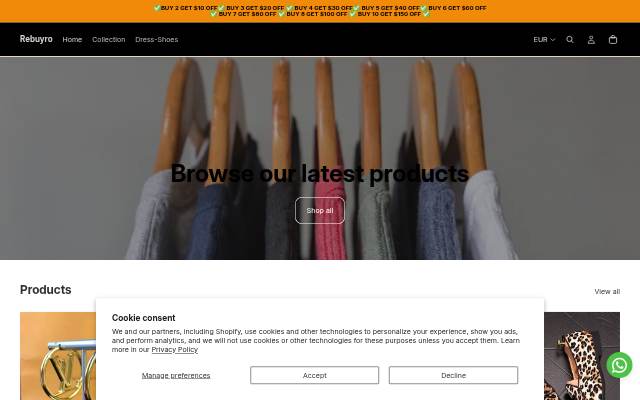 Rebuyro storefront
