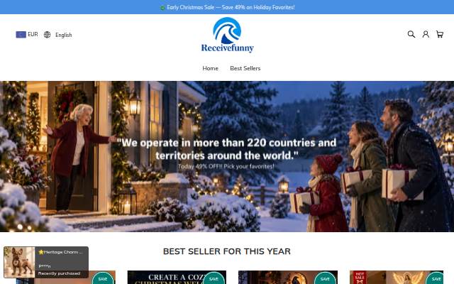 Receivefunny storefront