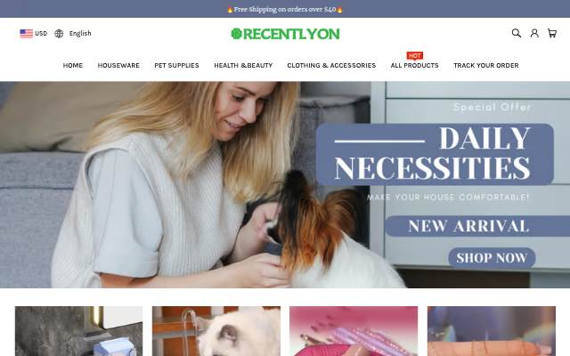 RECENTLYON storefront