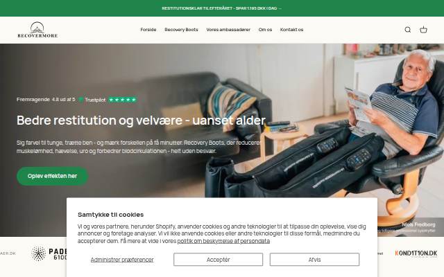 RecoverMore.dk storefront