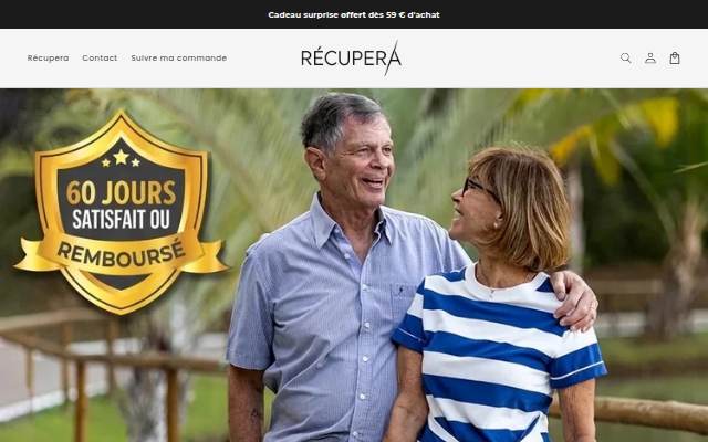 Startseite von recupera