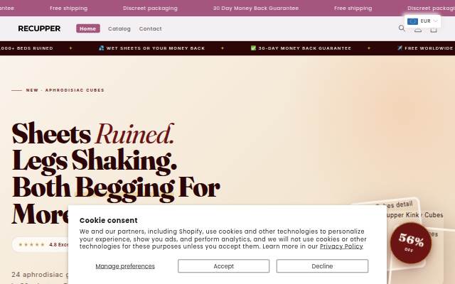 Recupper storefront