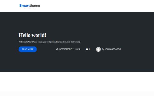 Escaparate de My Blog – My WordPress Blog