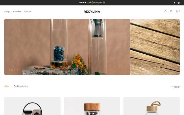 Recylina – Funktionelt Design storefront