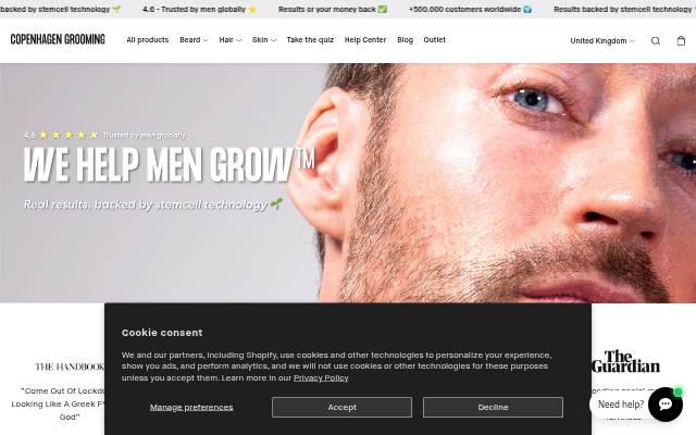 Montra da Copenhagen Grooming
