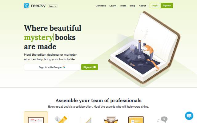 Reedsy storefront
