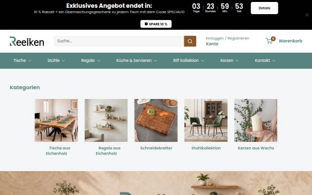 Reelken Germany storefront