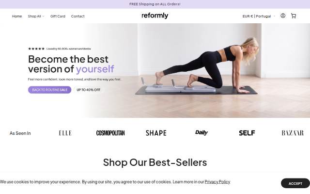 Reformly storefront