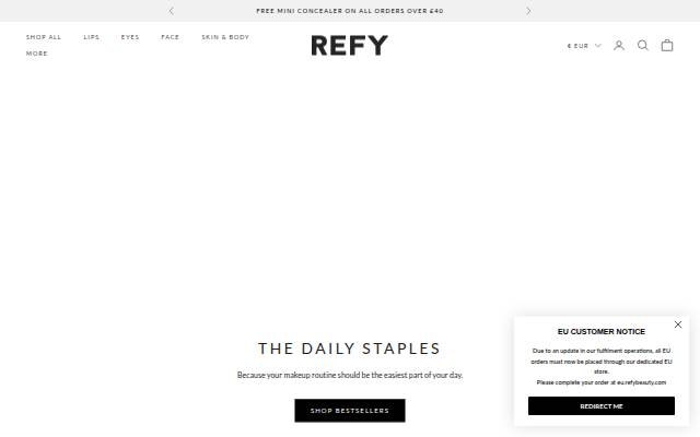REFY storefront