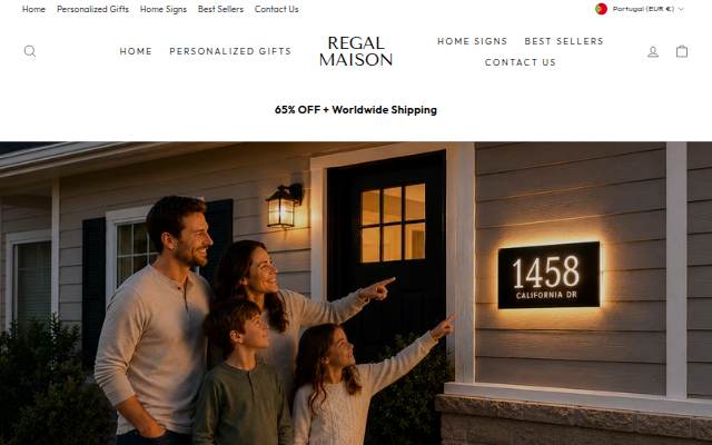 Regal Maison storefront