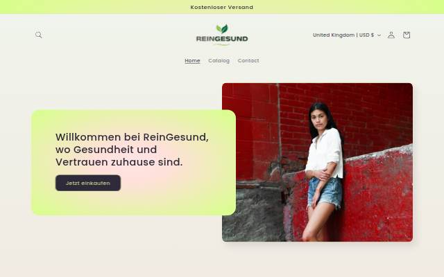 ReinGesund storefront
