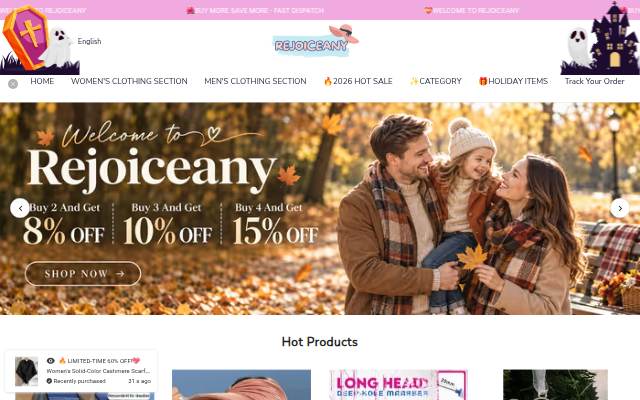Rejoiceany storefront