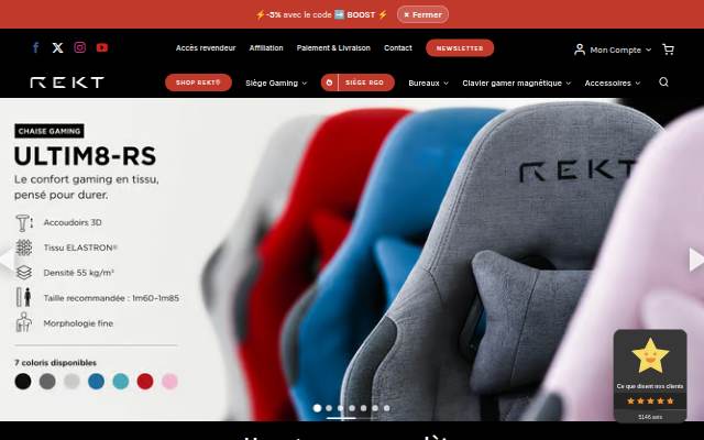 REKT storefront