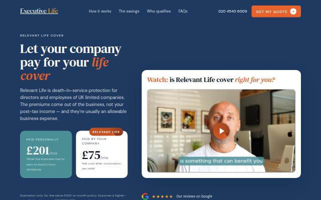 Relevant Life Cover for Company Directors storefront