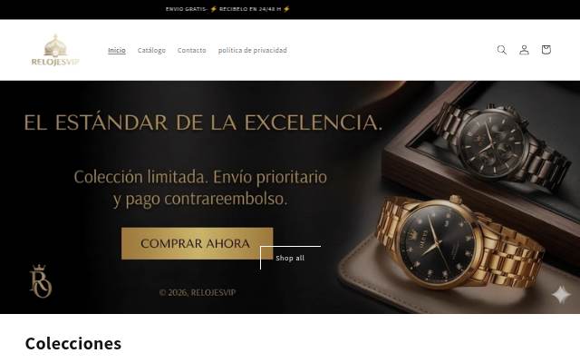 Relojes Opulencia storefront