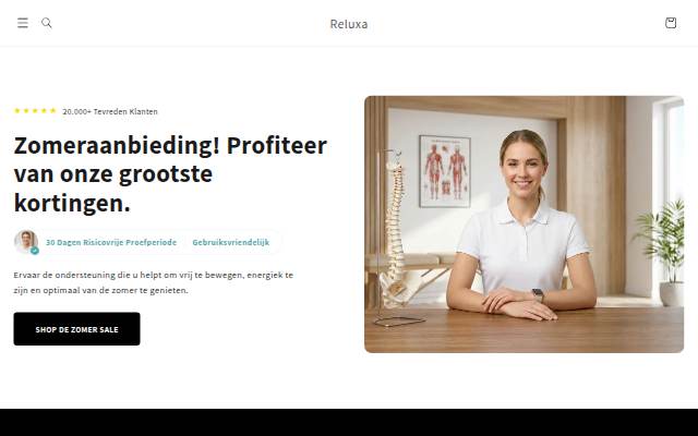 Reluxa storefront