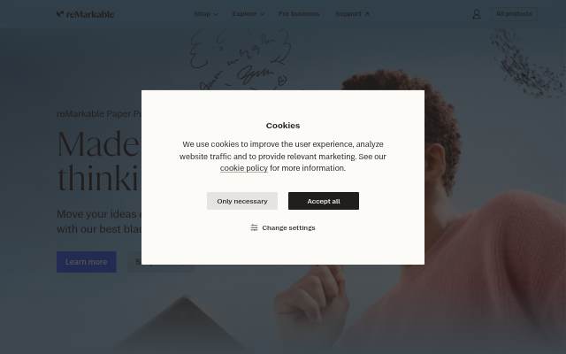 reMarkable: The Paper Tablets for Focused Work storefront