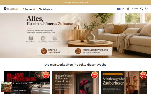 Remarkever storefront